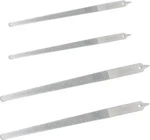 4PC 8 Diamond Dust Nail File - Stainless Steel Nail Dresser - 2PC 9 INCH & 2PC 6INCH 4PC 8 Diamond Dust Nail File - Stainless Steel Nail Dresser - 2PC 9 INCH & 2PC 6INCH