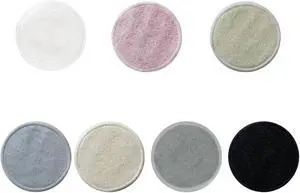 Reusable Makeup Remover Pads - 7 Pcs Soft Cotton Rounds for Face with Friendly Bamboo Fiber, Washable Makeup Remover Cloth for All Skin Types - Ideal for Facial Cleansing (7 Colour) Reusable Makeup Remover Pads - 7 Pcs Soft Cotton Rounds for Face with Friendly Bamboo Fiber, Washable Makeup Remover Cloth for All Skin Types - Ideal for Facial Cleansing (7 Colour)