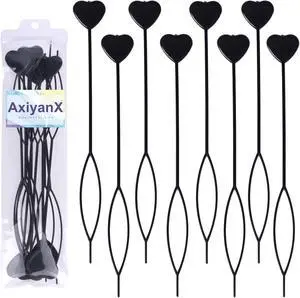 12-Pack Hair Pull Through Tool, Hair Beader for Braids with Beads, Ponytail Maker Styling Loop for Girls 12-Pack Hair Pull Through Tool, Hair Beader for Braids with Beads, Ponytail Maker Styling Loop for Girls