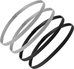Sumind 4 Pieces Thick Non-Slip Elastic Sport Headbands, Elastic Silicone Grip Exercise Hair and Sweatbands for Yoga Sumind 4 Pieces Thick Non-Slip Elastic Sport Headbands, Elastic Silicone Grip Exercise Hair and Sweatbands for Yoga