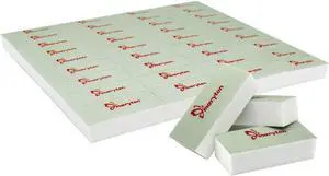 Maryton Mini Nail Buffer Blocks, Disposable Salon Shine Kit, 36 Pcs | 400/6000 Grit, Buffers for Natural Nails, Green Side for Buffing, White Side for Shinning, Manicure & Pedicure Maryton Mini Nail Buffer Blocks, Disposable Salon Shine Kit, 36 Pcs | 400/6000 Grit, Buffers for Natural Nails, Green Side for Buffing, White Side for Shinning, Manicure & Pedicure