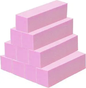 20pcs Nail Buffer Blocks 4Sides,120Grit Pedicure Manicure Buffer Kits Pink 20pcs Nail Buffer Blocks 4Sides,120Grit Pedicure Manicure Buffer Kits Pink