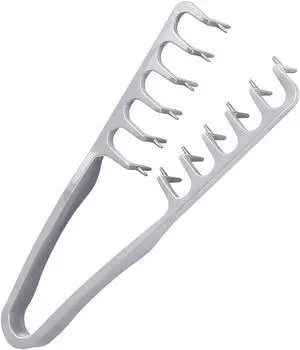 2-in-1 Texture Comb, Volumizing Wide & Fine-Toothed Hair Comb - Anti-Frizz Fluffy Styling Tool for Men Women, Portable Lightweight Design with Non-Slip Grip, Suitable for All Hair Types (1 Pack, Grey) 2-in-1 Texture Comb, Volumizing Wide & Fine-Toothed Hair Comb - Anti-Frizz Fluffy Styling Tool for Men Women, Portable Lightweight Design with Non-Slip Grip, Suitable for All Hair Types (1 Pack, Grey)