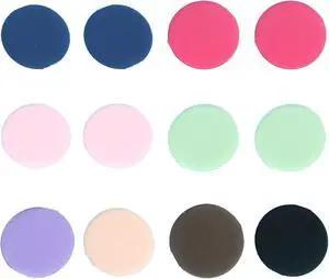 12 mini round air cushion thin suction dual-use dry and wet beauty tools lightweight foundation make-up sponge, reusable female storage filler Microfiber Powder 12 mini round air cushion thin suction dual-use dry and wet beauty tools lightweight foundation make-up sponge, reusable female storage filler Microfiber Powder