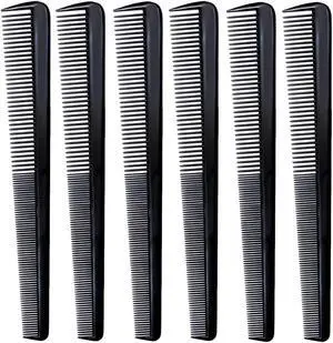 (6 Count) 7.5" Barber Hair Comb Beard & Mustache Pocket Combs Dressing Comb Dresser Comb (6 Count) 7.5" Barber Hair Comb Beard & Mustache Pocket Combs Dressing Comb Dresser Comb