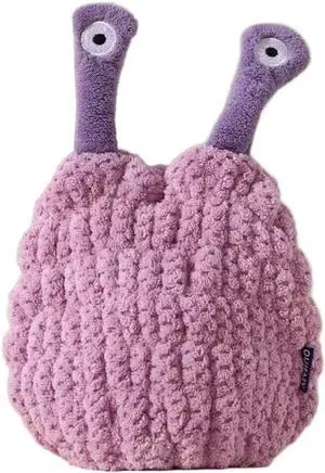 Cute Cattle Shape Hair Drying Towels for Kids, Animal Hair Wrap Cap for Children (Purple) Cute Cattle Shape Hair Drying Towels for Kids, Animal Hair Wrap Cap for Children (Purple)