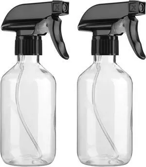 2 Pack Leakproof Spray Bottles 300ml - Adjustable Nozzle (Mist/Jet), Refillable PET Plastic for Hair, Cleaning, Plants, Travel | BPA-Free, No-Spill Design, Salon & Home Essentials (Clear) 2 Pack Leakproof Spray Bottles 300ml - Adjustable Nozzle (Mist/Jet), Refillable PET Plastic for Hair, Cleaning, Plants, Travel | BPA-Free, No-Spill Design, Salon & Home Essentials (Clear)