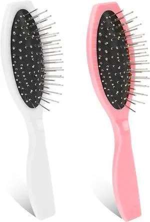 Wig Brush 2 Pcs Wig Brushes for Synthetic Hair Wigs and Human Hair Stainless Steel Wig Wire Detangling Brushes Portable Comb Professional Synthetic Hair Brush Extension Brushes for Women Wig Brush 2 Pcs Wig Brushes for Synthetic Hair Wigs and Human Hair Stainless Steel Wig Wire Detangling Brushes Portable Comb Professional Synthetic Hair Brush Extension Brushes for Women