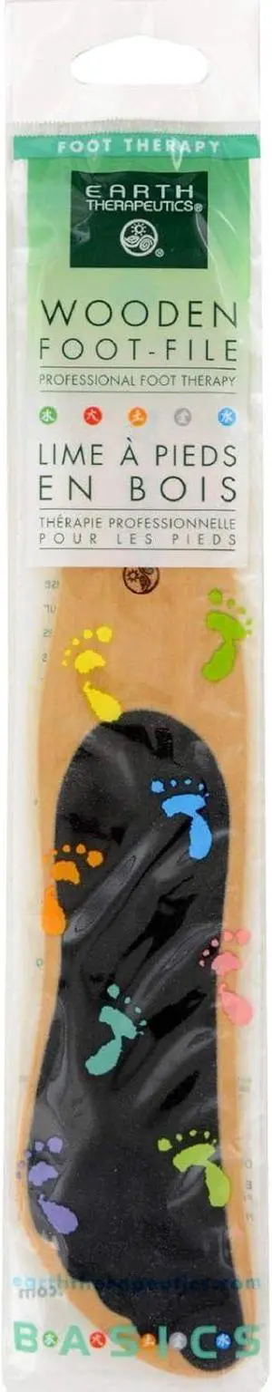 Earth Therapeutics Wooden Foot File Earth Therapeutics Wooden Foot File