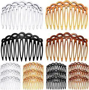 WILLBOND 16 Pieces Women Hair Comb Accessories French Hair Side Combs | Decorative Hair Combs, Plastic Twist, Non Slip Teeth, Secure Hold, Everyday Styling, 4 Colors WILLBOND 16 Pieces Women Hair Comb Accessories French Hair Side Combs | Decorative Hair Combs, Plastic Twist, Non Slip Teeth, Secure Hold, Everyday Styling, 4 Colors