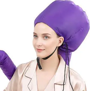 Hooded Hair Drying Cap Dryer Diffuser & Treatment Hat for Curly & Straight Hair, Heat-Concentrated Speeds Up Drying Safety Deep Conditioning Care at Home - Portable, Universal Hooded Hair Drying Cap Dryer Diffuser & Treatment Hat for Curly & Straight Hair, Heat-Concentrated Speeds Up Drying Safety Deep Conditioning Care at Home - Portable, Universal