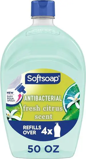 Softsoap Antibacterial Hand Soap Refill, Fresh Citrus Scent, 50 fl oz Softsoap Antibacterial Hand Soap Refill, Fresh Citrus Scent, 50 fl oz
