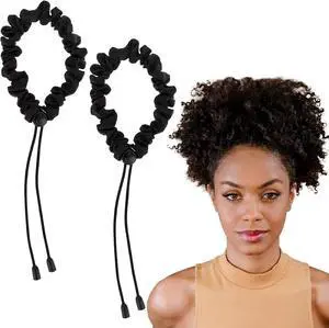 2Pcs Adjustable Hair Ties, Hair Ties for Thick, Length and Lock Hair Stretcher, Thick Ties for Buns, Soft Locs, Dreads, Curly Hair&Afro Puffs 2Pcs Adjustable Hair Ties, Hair Ties for Thick, Length and Lock Hair Stretcher, Thick Ties for Buns, Soft Locs, Dreads, Curly Hair&Afro Puffs