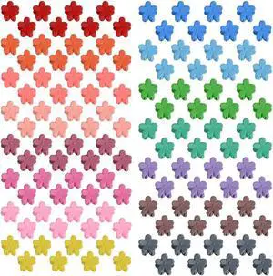 Mini Flower Hair Clip Flower Clips,Colorful Mini Hair Claw,for Women, Girls,Baby, Toddler Bangs Strong Grip Small Tiny Rainbow Hair Clips (50, Matte Colors) Mini Flower Hair Clip Flower Clips,Colorful Mini Hair Claw,for Women, Girls,Baby, Toddler Bangs Strong Grip Small Tiny Rainbow Hair Clips (50, Matte Colors)