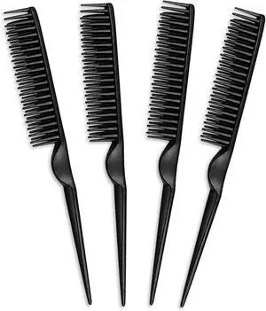 3 Row Comb for Natural Hair, 4PCS Three Row Comb for Curly Hair Styling Comb for Detangling, Defining and Separating Curls 3 Row Comb for Natural Hair, 4PCS Three Row Comb for Curly Hair Styling Comb for Detangling, Defining and Separating Curls