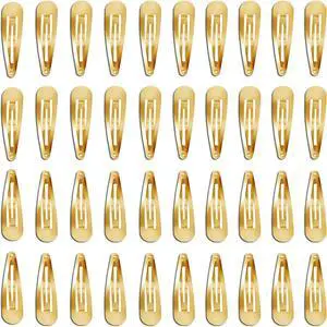 40Pcs 2In Gold Hair Clips Snap Metal Barrettes For Women | NO Slip Snap Hair Clips Hair Marrettes For Women Small hair clips 40Pcs 2In Gold Hair Clips Snap Metal Barrettes For Women | NO Slip Snap Hair Clips Hair Marrettes For Women Small hair clips