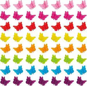 50 Packs Assorted Color Butterfly Hair Clips, Beautiful Mini Butterfly Hair Clips Hair Accessories for Women and Girls (50 pcs Random Colour) 50 Packs Assorted Color Butterfly Hair Clips, Beautiful Mini Butterfly Hair Clips Hair Accessories for Women and Girls (50 pcs Random Colour)