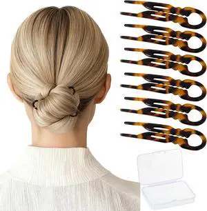 Sunolga 6 PCS 2.83 in Small French Hair Pins for Women, Prestige Hair Pins for All Hair, Curved Shape for Better Head Fit Hair Accessories, Serrated Anti-Slip Design Hairpins Sunolga 6 PCS 2.83 in Small French Hair Pins for Women, Prestige Hair Pins for All Hair, Curved Shape for Better Head Fit Hair Accessories, Serrated Anti-Slip Design Hairpins