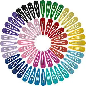 BetyBedy 60 Pcs Hair Barrettes, Non-Slip Hair Clips, 2 Inch Metal Hairpins Accessories for Toddlers, Girls, Kids, Teens, Women (15 Assorted Colors) BetyBedy 60 Pcs Hair Barrettes, Non-Slip Hair Clips, 2 Inch Metal Hairpins Accessories for Toddlers, Girls, Kids, Teens, Women (15 Assorted Colors)