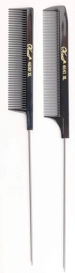 Krest Pintail Combs Weaving Foiling Fine Tooth Rattail Hair Comb XL. 2 PC. Krest Pintail Combs Weaving Foiling Fine Tooth Rattail Hair Comb XL. 2 PC.