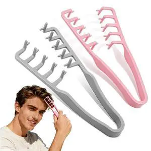 2 Pack Texture Comb, Volumizing Wide-Tooth Hair Combs for Root Lift & Fluffy Styling, Dual Wide & Fine Tooth Design, Non-Slip Lightweight Hair Styling Tools (Grey+Pink) 2 Pack Texture Comb, Volumizing Wide-Tooth Hair Combs for Root Lift & Fluffy Styling, Dual Wide & Fine Tooth Design, Non-Slip Lightweight Hair Styling Tools (Grey+Pink)