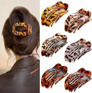 Flat Hair Clips for Women, 6 PCS Flat Claw Clips for Women | Duckbill Hair Clips for Girls, Strong No-Slip Grip Hair Clip for Thick Thin Curly Hair Flat Hair Clips for Women, 6 PCS Flat Claw Clips for Women | Duckbill Hair Clips for Girls, Strong No-Slip Grip Hair Clip for Thick Thin Curly Hair