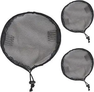 3 Pcs Black Round Ponytail Net Elastic Drawstring Hair Net Base for Making Afro Puff Drawstring Ponytail Wig 3 Pcs Black Round Ponytail Net Elastic Drawstring Hair Net Base for Making Afro Puff Drawstring Ponytail Wig