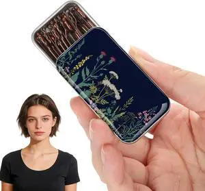 Brown bobby pins, cute box, pain-free, comfortable, all-day styling and buns. Suitable for all hair types. (Brown-01) Brown bobby pins, cute box, pain-free, comfortable, all-day styling and buns. Suitable for all hair types. (Brown-01)