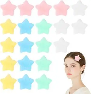 Fluffy Star Hair Clips, 20 Pcs Cute Star Clips Star Shaped Kawaii Fuzzy Hair Clips Plush Star Hair Accessories Colorful Decora Accessories Y2K Star Shaped Alligator Duckbill Clips for Women Girls Fluffy Star Hair Clips, 20 Pcs Cute Star Clips Star Shaped Kawaii Fuzzy Hair Clips Plush Star Hair Accessories Colorful Decora Accessories Y2K Star Shaped Alligator Duckbill Clips for Women Girls