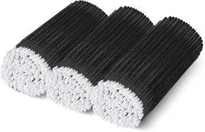 300 Count Disposable Micro Applicator Brush for Eyelash Extension, Micro Swabs Mascara Wands for Makeup Application Black 300 Count Disposable Micro Applicator Brush for Eyelash Extension, Micro Swabs Mascara Wands for Makeup Application Black