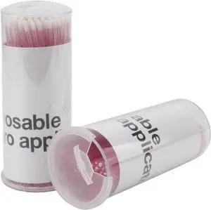 200 Pcs Disposable Micro cotton swabs Micro Applicator Brush | Micro Swabs For Eyelash Extensions,Mascara Micro Brush For Cleaning Makeup and Personal Care (crystal pink) 200 Pcs Disposable Micro cotton swabs Micro Applicator Brush | Micro Swabs For Eyelash Extensions,Mascara Micro Brush For Cleaning Makeup and Personal Care (crystal pink)