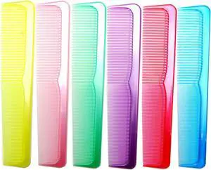 6 Pack Dressing Comb Set, 9 Inch Professional Dressing Combs with Fine & Wide Teeth, Durable Styling Barber Comb for Men Women, Detangling, Hair Cutting, Salon & Daily Grooming, Assorted Colors 6 Pack Dressing Comb Set, 9 Inch Professional Dressing Combs with Fine & Wide Teeth, Durable Styling Barber Comb for Men Women, Detangling, Hair Cutting, Salon & Daily Grooming, Assorted Colors