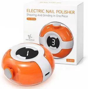 Electric Nail Clipper for Adults & Kids Rechargeable Automatic Nail Trimmer with Built-in File & LED Light, Safe & Easy Nail Care for Fingernails & Light Trimming (Orange) Electric Nail Clipper for Adults & Kids Rechargeable Automatic Nail Trimmer with Built-in File & LED Light, Safe & Easy Nail Care for Fingernails & Light Trimming (Orange)