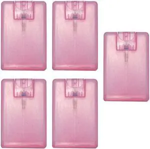 5Pcs PinkCard Type Spray Bottles Portable Fine Mist Spray Bottle Travel Bottle Refillable Cosmetic Spray Bottles for Women Beauty and Personal Care Refillable Containers 20ml/ 0.67oz 5Pcs PinkCard Type Spray Bottles Portable Fine Mist Spray Bottle Travel Bottle Refillable Cosmetic Spray Bottles for Women Beauty and Personal Care Refillable Containers 20ml/ 0.67oz