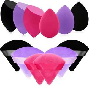 6+6 Professional Makeup Sponge Set,2.76 inch Portable Soft Setting Face Puffs Latex Free,Multicolor Makeup Blending Sponge Cosmetic Applicator for Loose Powder,Liquid,Facial Makeup Tools 6+6 Professional Makeup Sponge Set,2.76 inch Portable Soft Setting Face Puffs Latex Free,Multicolor Makeup Blending Sponge Cosmetic Applicator for Loose Powder,Liquid,Facial Makeup Tools