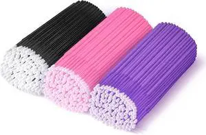 300 Count Disposable Micro Applicator Brush for Eyelash Extension, Micro Swabs Mascara Wands for Makeup Application - 3 Colors 300 Count Disposable Micro Applicator Brush for Eyelash Extension, Micro Swabs Mascara Wands for Makeup Application - 3 Colors