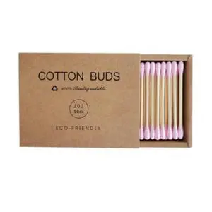 Pink Cotton Swabs 200pcs Natural Cotton Buds Biodegradable Organic Double Tips for Ear Wax Removal (200PCs,Pink) | for Makeup Touch-Ups & Everyday Beauty Care, Gentle on Sensitive Skin Pink Cotton Swabs 200pcs Natural Cotton Buds Biodegradable Organic Double Tips for Ear Wax Removal (200PCs,Pink) | for Makeup Touch-Ups & Everyday Beauty Care, Gentle on Sensitive Skin