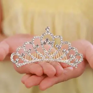 JWICOS Mini Princess Comb Silver Crystal Hair Comb Rhinestone Hair Accessories Comb Headband Decorations for Women JWICOS Mini Princess Comb Silver Crystal Hair Comb Rhinestone Hair Accessories Comb Headband Decorations for Women