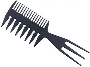 Slicked-back Combs 3 in 1 Fish Tail Bone Shape Hair Extensions Detangling Styling Coloring Comb for Salon Barbers Mohawk Undercut Bowl Cut Quiff Slicked-back Combs 3 in 1 Fish Tail Bone Shape Hair Extensions Detangling Styling Coloring Comb for Salon Barbers Mohawk Undercut Bowl Cut Quiff