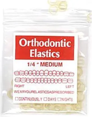 100 pack Orthodontic Elastics Bands 1/4 Inch diameter - Great for Dreadlocks, Braids, Top knots 100 pack Orthodontic Elastics Bands 1/4 Inch diameter - Great for Dreadlocks, Braids, Top knots