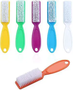6 Pcs Handle Grip Nail Brush,Nail Cleaning Brushes for Toes and Fingernail 6 Pcs Handle Grip Nail Brush,Nail Cleaning Brushes for Toes and Fingernail