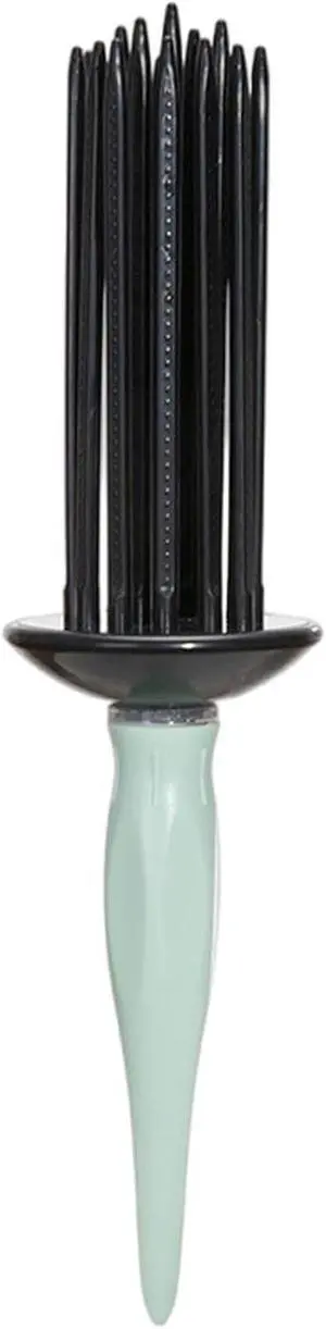 Curling Roll Comb Curl Defining Brush Round Curly Hair Comb Beautiful Curls Travel friendly Hair Styling Tool Create, Green Curling Roll Comb Curl Defining Brush Round Curly Hair Comb Beautiful Curls Travel friendly Hair Styling Tool Create, Green