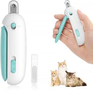 Petgravity Cat Nail Clipper, Adjustable 3-Size Trimming Hole with Hidden Nail File Anti-Splash Claw Trimmer, Safe Nail Clipping Grooming Tool Claw Clipper for Cats Kitten Petgravity Cat Nail Clipper, Adjustable 3-Size Trimming Hole with Hidden Nail File Anti-Splash Claw Trimmer, Safe Nail Clipping Grooming Tool Claw Clipper for Cats Kitten