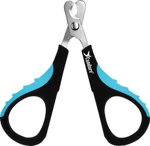 Candure Cat Nail Clipper Stainless Steel Cat Claw Trimmers for Rabbits, Guinea Pigs, Birds, Puppies, Kittens and Small Animals Pet Nail Clipper for Professional and Home Use (Blue) Candure Cat Nail Clipper Stainless Steel Cat Claw Trimmers for Rabbits, Guinea Pigs, Birds, Puppies, Kittens and Small Animals Pet Nail Clipper for Professional and Home Use (Blue)
