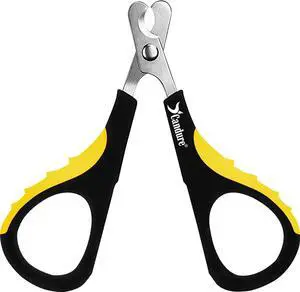 Candure Cat Nail Clipper Stainless Steel Cat Claw Trimmers for Rabbits, Guinea Pigs, Birds, Puppies, Kittens and Small Animals Pet Nail Clipper for Professional and Home Use (Yellow) Candure Cat Nail Clipper Stainless Steel Cat Claw Trimmers for Rabbits, Guinea Pigs, Birds, Puppies, Kittens and Small Animals Pet Nail Clipper for Professional and Home Use (Yellow)