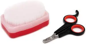 Lixit® Grooming Kits For Rabbits, Guinea Pigs and other Small Animals (Red, Brush and Clipper Set) Lixit® Grooming Kits For Rabbits, Guinea Pigs and other Small Animals (Red, Brush and Clipper Set)