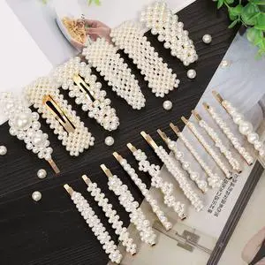 laxizar 18 Pcs Pearl Hair Clips Large Hair Clip for Women Hair Accessories laxizar 18 Pcs Pearl Hair Clips Large Hair Clip for Women Hair Accessories