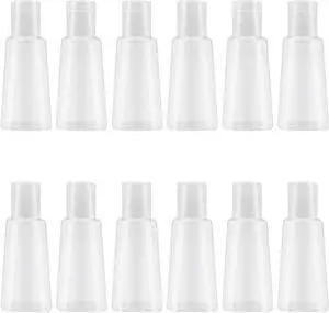 INNOLIFE 12 Pack 1 oz Empty Bottles with Flip Cap, Plastic Squeeze Bottle | 30ml Refillable Travel Size Bottles for Liquid, Lotions, Creams and Toiletries and Hand Sanitizer INNOLIFE 12 Pack 1 oz Empty Bottles with Flip Cap, Plastic Squeeze Bottle | 30ml Refillable Travel Size Bottles for Liquid, Lotions, Creams and Toiletries and Hand Sanitizer