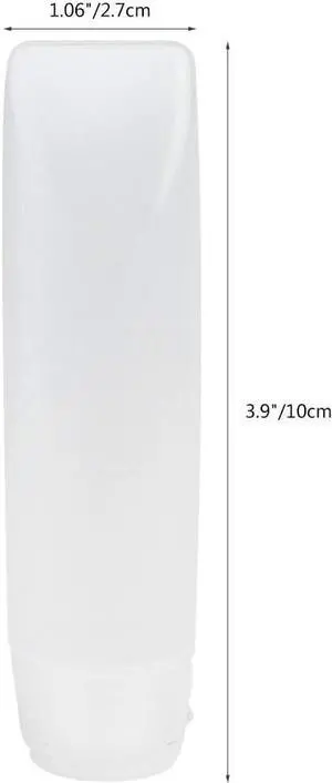 GANPUB 5 Pcs White 1 oz Travel Bottles Empty Refillable Toothpaste Tubes Containers Small Mini Size Squeeze Dispensers, Refillable Containers Pump Dispensers Refillable Cosmetic(10 * 2.7cm) GANPUB 5 Pcs White 1 oz Travel Bottles Empty Refillable Toothpaste Tubes Containers Small Mini Size Squeeze Dispensers, Refillable Containers Pump Dispensers Refillable Cosmetic(10 * 2.7cm)