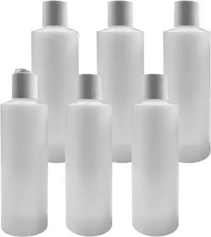 Pinnacle Mercantile 6-Pack Plastic Squeeze Bottles Flip Top 8 oz Refillable Travel Shampoo Soap Lotion Conditioner Made in USA Pinnacle Mercantile 6-Pack Plastic Squeeze Bottles Flip Top 8 oz Refillable Travel Shampoo Soap Lotion Conditioner Made in USA